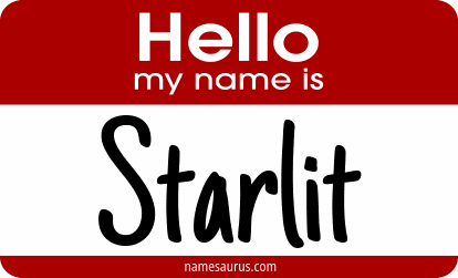 Hello my name is Starlit png download