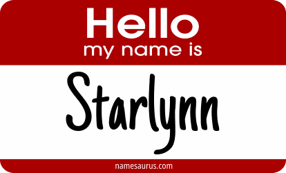 Hello my name is Starlynn png download