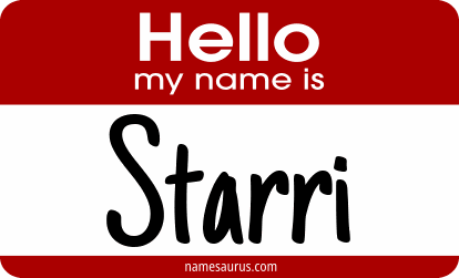 Hello my name is Starri png download