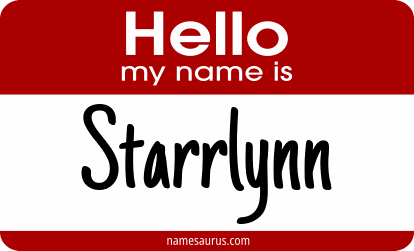 Hello my name is Starrlynn png download