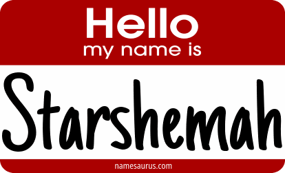 Hello my name is Starshemah png download