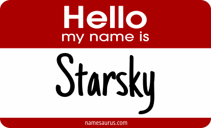 Hello my name is Starsky png download
