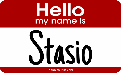 Hello my name is Stasio png download