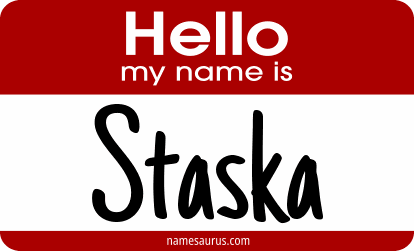 Hello my name is Staska png download