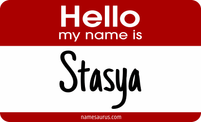 Hello my name is Stasya png download