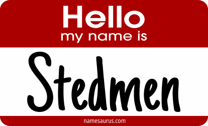 Hello my name is Stedmen png download
