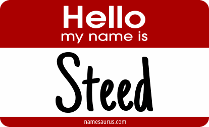 Hello my name is Steed png download