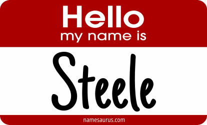 Hello my name is Steele png download