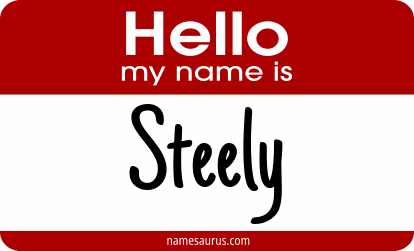 Hello my name is Steely png download