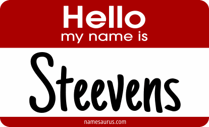 Hello my name is Steevens png download