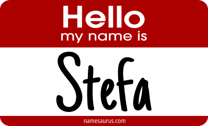 Hello my name is Stefa png download