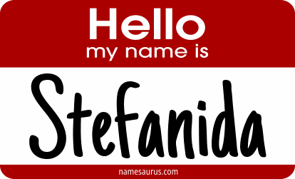 Hello my name is Stefanida png download