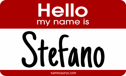 Hello my name is Stefano png download