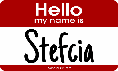 Hello my name is Stefcia png download