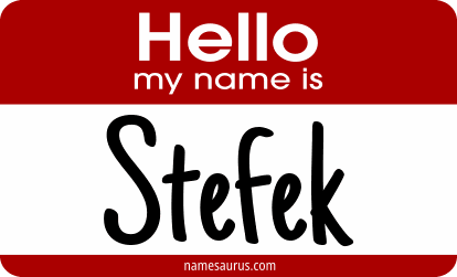 Hello my name is Stefek png download