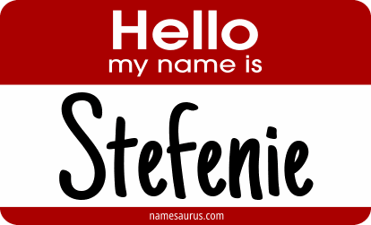 Hello my name is Stefenie png download