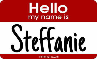 Hello my name is Steffanie png download