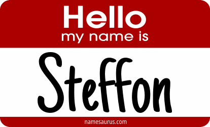 Hello my name is Steffon png download