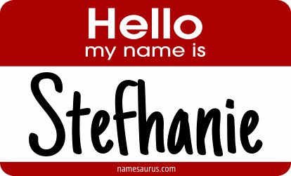 Hello my name is Stefhanie png download