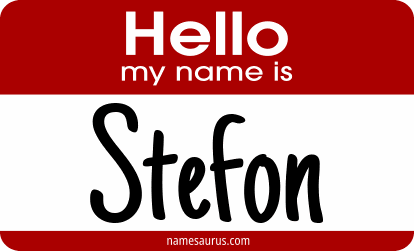 Hello my name is Stefon png download