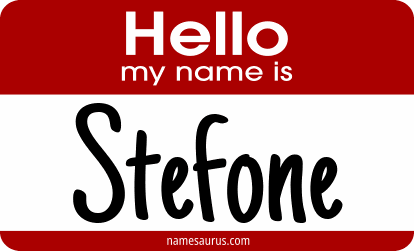 Hello my name is Stefone png download