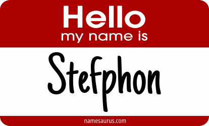 Hello my name is Stefphon png download