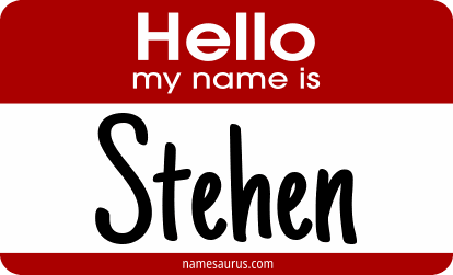 Hello my name is Stehen png download