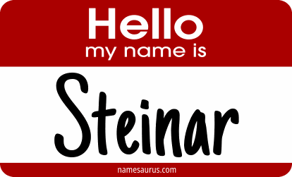 Hello my name is Steinar png download