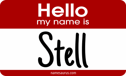 Hello my name is Stell png download