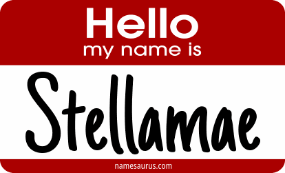 Hello my name is Stellamae png download