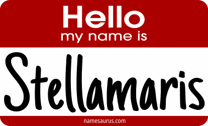 Hello my name is Stellamaris png download