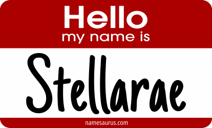 Hello my name is Stellarae png download