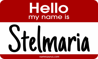 Hello my name is Stelmaria png download