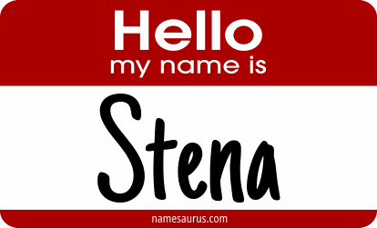 Hello my name is Stena png download