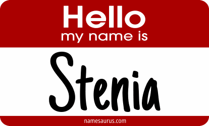 Hello my name is Stenia png download