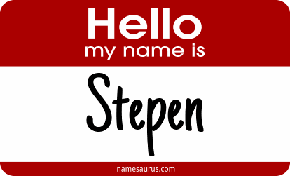 Hello my name is Stepen png download