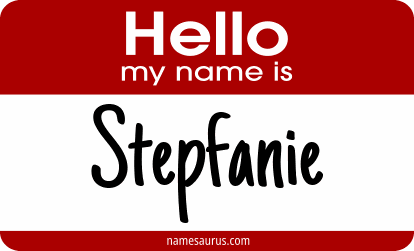 Hello my name is Stepfanie png download