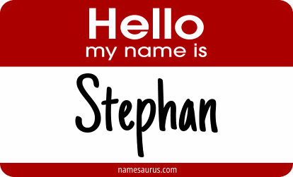 Hello my name is Stephan png download