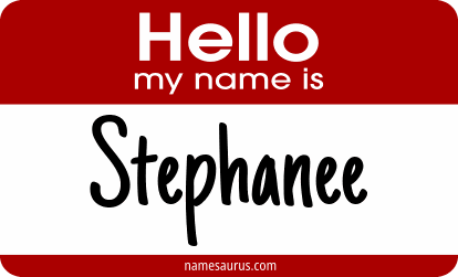 Hello my name is Stephanee png download