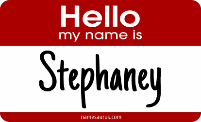Hello my name is Stephaney png download