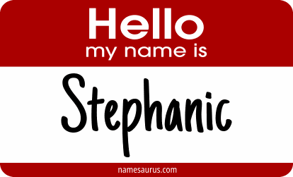 Hello my name is Stephanic png download
