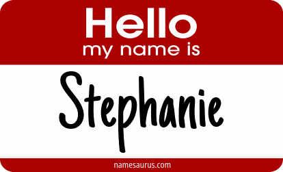 Hello my name is Stephanie png download