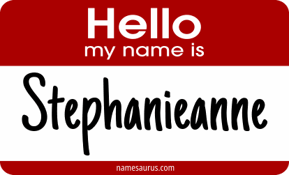 Hello my name is Stephanieanne png download