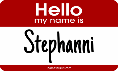 Hello my name is Stephanni png download