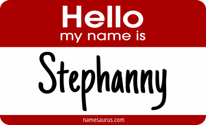 Hello my name is Stephanny png download