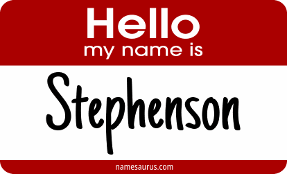 Hello my name is Stephenson png download