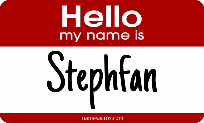 Hello my name is Stephfan png download