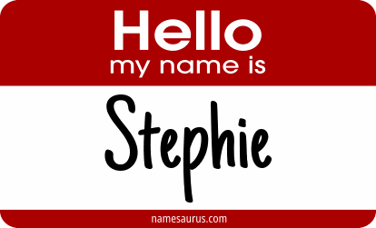 Hello my name is Stephie png download