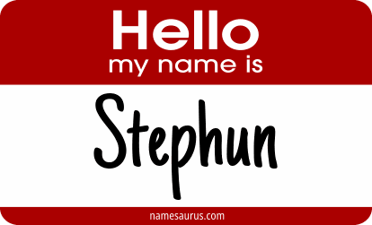 Hello my name is Stephun png download