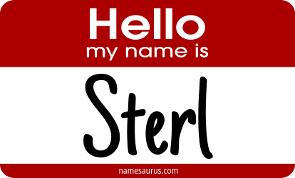 Hello my name is Sterl png download